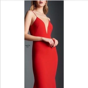 Theia Red Dress Revolve